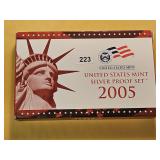 US Mint 2005 Silver Proof Set