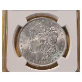 NGC 1888-O Morgan Silver Dollar in MS62