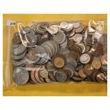 Over 4 Pounds Mixed Foreign Coins
