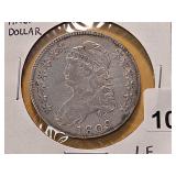 1809 Capped Bust Silver Half Dollar
