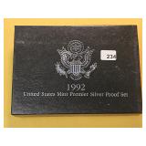 US Mint 1992-S Premier Silver Proof Set