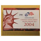 US Mint 2004 Silver Proof Set