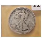 Better Date ICG 1919 Walking Lib. Silver 50c in...