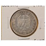 1936 Germany Silver 5 Marks