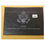 US Mint 1993-S Premier Silver Proof Set