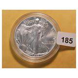 GEM BU 1988 American Silver Eagle