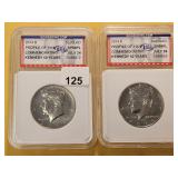 Two IGS Graded Kennedy Half Dollars in SP69
