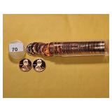 Roll of Mixed Proof Lincoln Cents