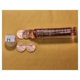 Roll of Enhanced BU Lincoln Cents