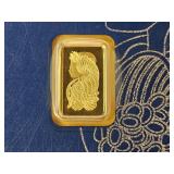 GOLD! PAMP 1 Gram .999 Fine Gold Bar