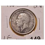 1918 Great Britain Silver Florin