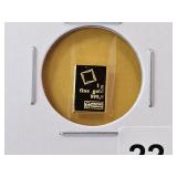 GOLD! Valcambi 1 Gram .999 Fine Gold Bar