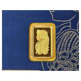 GOLD! PAMP 1 Gram .999 Fine Gold Bar