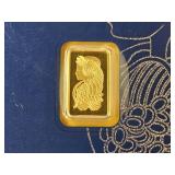 GOLD! PAMP 1 Gram .999 Fine Gold Bar