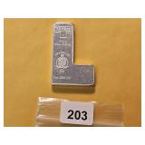 One Troy Ounce .999 Silver Art Bar