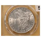 PCGS 1885 Morgan Silver Dollar in MS63
