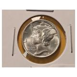 Better Grade 1938-D Mercury Silver Dime