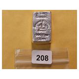 Two Troy Ounce .999 Fine Silver Bar