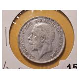 1932 Great Britain Silver Half Crown