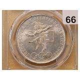 PCGS 1968-Mo Mexico Silver 35 Peso in MS66