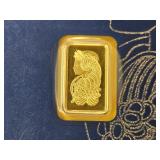 GOLD! PAMP 1 Gram .999 Fine Gold Bar