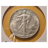 BU 1942 Walking Liberty Silver Half Dollar
