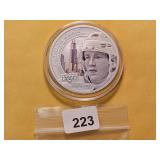 One Troy Ounce .999 Fine Silver Art Round