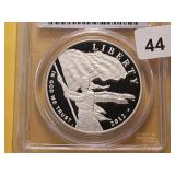 PCGS 2012 US Silver Dollar in PR69DCAM