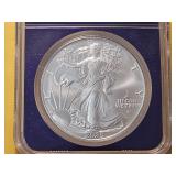 NGC 2025 American Silver Eagle in MS69