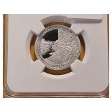 PERFECT! NGC 2010-S Silver Quarter PF70 UC