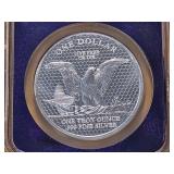 NGC 2026 Ascension Island Silver Dollar in MS69