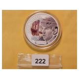 One Troy Ounce .999 Fine Silver Art Round