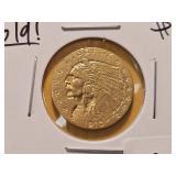 GOLD! Brilliant AU+ 1910 Indian Head $2.5 Gold