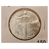 GEM BU 2005 American Silver Eagle
