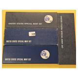 Four US Mint Silver Special Mint Sets