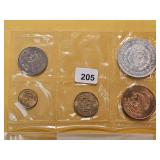 1965 Mexico Silver Uncirculated Coin Set