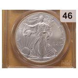 PCGS 2014(W) American Silver Eagle in MS69