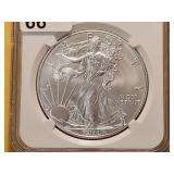 NGC 2012(W) American Silver Eagle in MS69