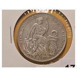 1934 Peru Silver Un Sol
