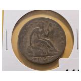 1853 Seated Liberty Silver Half Dollar