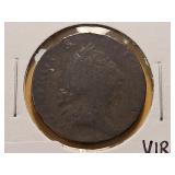 COLONIAL! 1773 Virgina Half Penny
