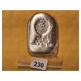 Three Troy Ounce .999 Fine Silver Bar