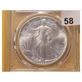 KEY! PCGS 1986 American Silver Eagle in MS68