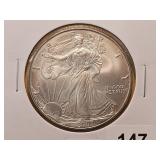 GEM BU 2007 American Silver Eagle