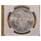 NGC 1884-O Morgan Silver Dollar in MS64