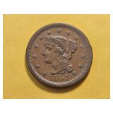 1851 Braided Hair Large Cent