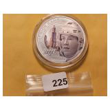 One Troy Ounce .999 Fine Silver Art Round