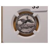 PERFECT! NGC 2018-S Silver Quarter PF70 RP