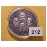 1955 Sterling Silver Medal