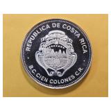GEM Proof 1979 Costa Rica Silver 100 Colones